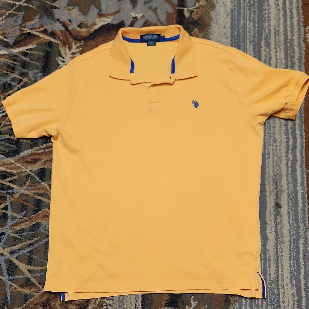 Men's Polo Shirt in Yellow by Ralph Lauren